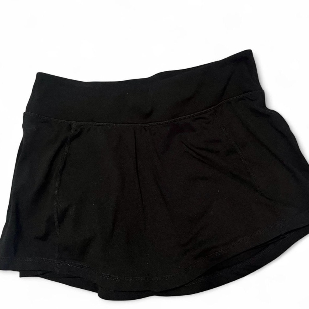 Women's Black Athletic Skort